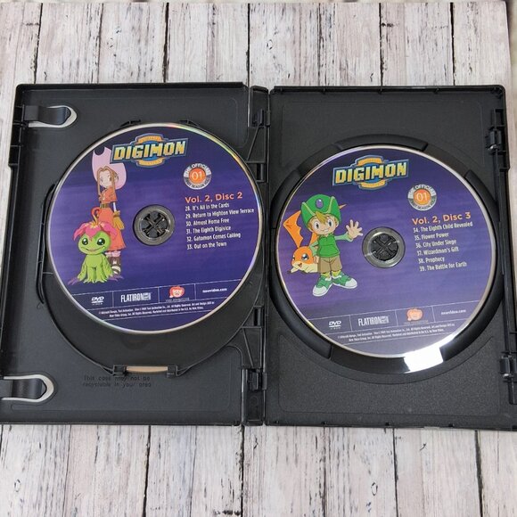 Digimon Digital Monsters The Official 1st Season Vol 2 Anime DVD Set - Picture 4 of 5